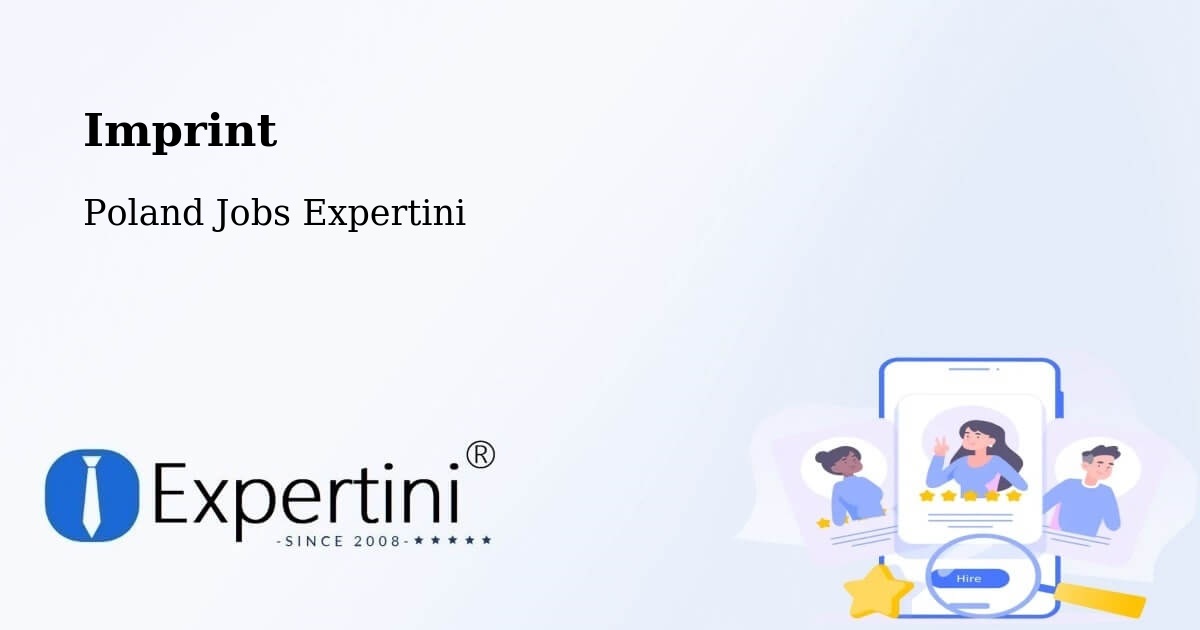 Imprint – Szaflary - Poland Jobs Expertini